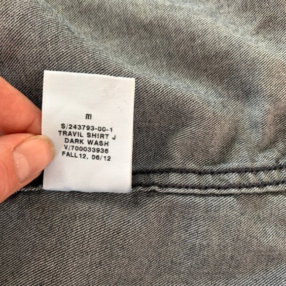 GAP Oversized Chambray Jacket or Shirt M - Picture 5 of 6